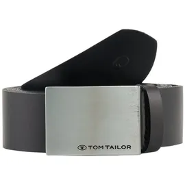 Tom Tailor Koppelgürtel Leder 3,5 cm schwarz 105