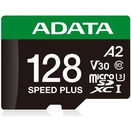 A-Data ADATA Speed Plus 128 GB microSDXC Klasse 10, V30, A2)