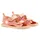 Klettsandalen Grün/Rosa 34