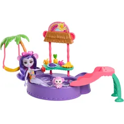 Enchantimals-Puppe und Zubehör, Spielset, Affen-Swimmingpool