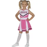 Funidelia | Cheerleader Kostüm rosa für Mädchen Cheerleader, American Football, Gymnasium, Berufe - Kostüm für Kinder & Verkleidung für Partys, Karneval & Halloween - Größe 3-4 Jahre - Rosa