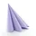 Sovie Horeca Serviette Lila aus Linclass® Airlaid, 40 x 40 cm, 50 Stück,