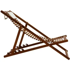 miliboo Sonnenliege 2er-Set 200 x 60 x 30 cm Weiß