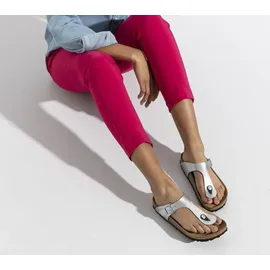 Birkenstock Gizeh Birko-Flor silver 39