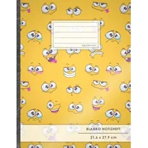 CreateSpace Blanko Notizbuch 100+ Seiten A4-Format Emoji Bilder