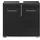 xonox.home Waschbeckenunterschrank Linus 60 x 56 x 34 cm Schwarz Hochglanz