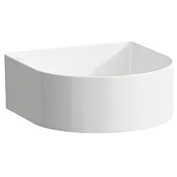 LAUFEN Sonar Waschtisch-Schale H8123400001121 34x34cm, ohne Hahnloch, ohne Überlauf, weiß