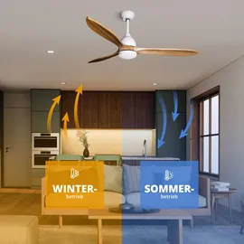 Eclipse Airora 0 cm Deckenventilator Holz