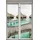 Queence Wandsticker QUEENCE "Häuser im Wasser", braun, B:40cm H:60cm T:0,1cm, Wandtattoos, Wandsticker, Wandbild, selbstklebend, 3D, Fenster