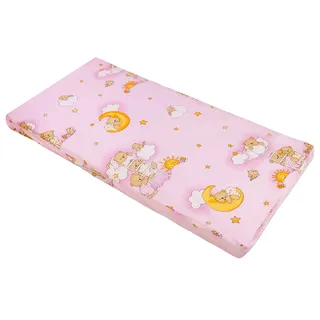 Best For Kids Kinderbettmatratze Reisebettmatratze Babymatratze Schaumstoff Matratze 70x140 cm rosa
