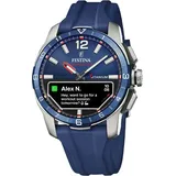 Festina Connected D 44 mm BT Titan Blau / Blau F23000/1