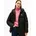 Tommy Tommy Jeans Damen Tjw Hooded Midi Jacket Dw0dw21626 Black Black L EU L