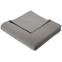 Biederlack Wohndecke COTTON Home 150 x 200 grau -