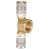 Fränkische Rohrwerke Alpex F 50 PROFI Übergangs-T-Stück mit IG, 32 mm x 1/2" x 32 mm