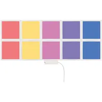 GLOBO Wandleuchte Wandpanel Dekoleuchte RGB LED dimmbar Gaming Fernbedienung