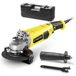 TROTEC Winkelschleifer PAGS 11-125 inkl. Koffer Schleifer Schleifmaschine 125 mm Trennscheibe Zusatzhandgriff Drehzahl von 12.000/min
