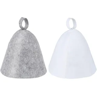 2 Stück Saunahut, Saunahüte für Männer und Frauen, Spa Sauna hut, Badezimmer Saunahut, Filz Saunahut, Mode Einfacher Badehut