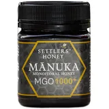 Settlers Manuka Honig MGO 1000+ - produziert und abgefüllt in Neuseeland - 250g - zertifiziert und 100% purer Manuka Honig