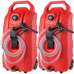 VEVOR 16 Gallonen Kraftstoff-Caddy, tragbarer Gasspeichertank 7,8 l/min mit Düse