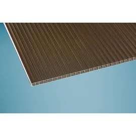 Gutta Doppelstegplatten 16 mm Braun Bronze 1200 x 3000