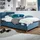 Meise Möbel Polsterbett Cool 120 x 200 cm ocean ohne Lattenrost