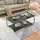 [en.casa] Couchtisch Kolta Schwarz Marmoroptik 120 x 60 x 43 cm