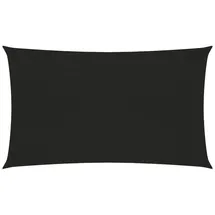 vidaXL Sonnensegel 160 g/m2 Schwarz 3x6 m HDPE