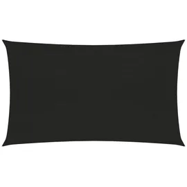 vidaXL Sonnensegel 160 g/m2 Schwarz 3x6 m HDPE