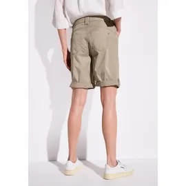 STREET ONE Bermudas »Style Yulius« Sommerhose mit Turn-Up Gr. 36 N-Gr, buff grey, , 43468337-36 N-Gr