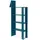 Ferm Living Giraffe Bücherregal 40 x 30 x 180 cm Dunkelblau