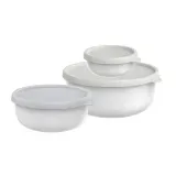 Mepal Frischhaltedosen-Set Lumina 2.0 weiß 0,25/0,75/1,5 l, 1 Set