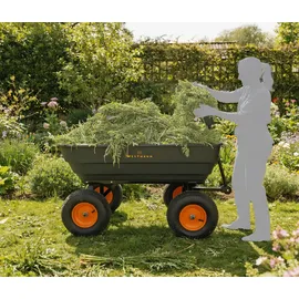 Westmann Prakta M Gartenwagen 125L schwarz