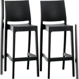 CLP Barhocker Maya 105 x 45 x 51 cm Schwarz