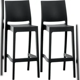 CLP Barhocker Maya 105 x 45 x 51 cm Schwarz