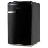 Domo DO91702R Retro-Kühlschrank (108 l, 895 mm hoch, Schwarz)