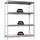 Proregal Schwerlastregal Big Wood Yeti Four HxBxT 200 x 120 x 45 cm Fachlast 400 kg Verzinkt
