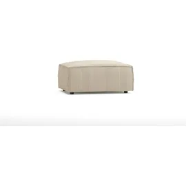 s-style möbel Hocker Beige Textil, Echtholz,Buche, Birke, 1-Sitzer, Füllung: Polyetherschaumkern, 93x46x73 cm Blauer Engel, FSC Mix, Oeko-Tex®, Hergestellt in Europa, Wohnzimmer, Hocker, Sitzhocker