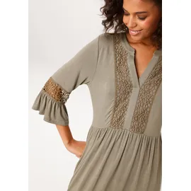 Aniston CASUAL Tunikakleid Grün 48