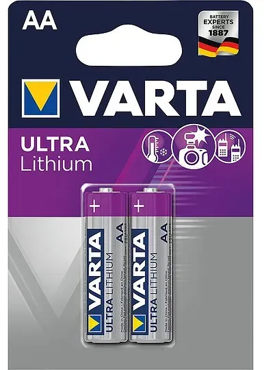 Batterie Varta Professional Lithium LR6 Mignon AA - 2 Stk - 1,5V