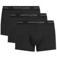 Tommy Hilfiger 3P Signature Logo Microfibre Trunk Schwarz Polyester X-Large Herren