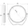 EMCO Pure Reisespiegel, Durchmesser 126 mm, 5-fach, 109400126