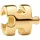 Pandora Puzzleteil Mini Charm gold 764514C00