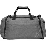 Bearformance Bearformance® Ultimate Sportbag | Sporttasche mit Schuhfach & Nassfach mit Rucksackfunktion für Herren & Damen für Sport, Training, Gym, Calisthenics, Reise aus recyceltem PET | Größe L 50L | Grau