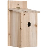 Outsunny 2er Set Nistkasten für Kolibri Wildvögel Vogelnistkasten aus Holz Vogelhaus Vogelfutterhaus Natur 15