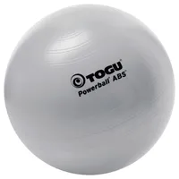 Sport-Tec TOGU Gymnastikball Powerball ABS Sitzball Büroball Fitnessball 55 cm, Silber