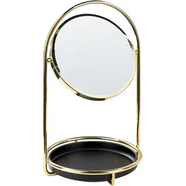 Beliani Kosmetikspiegel INDRE Gold,