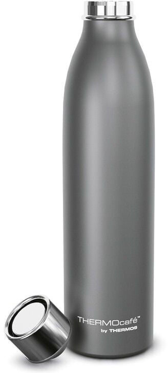 Thermos Einhand Isolierflasche TC Grau Matt 1 St