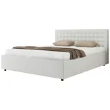 MKS Meble Polsterbett PAVO CLASSIC - weiß ¦ Maße (cm): B: 148 H: 91
