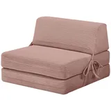 Livetastic Schlafsessel, Altrosa, Metall, Textil, 65x57x81 cm, Bsci, Wohnzimmer, Sessel, Schlafsessel