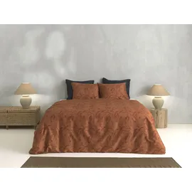 Zo Home Fiori-di-Satinado orange 135 x 200 cm + 2 x 80 x 80 cm
